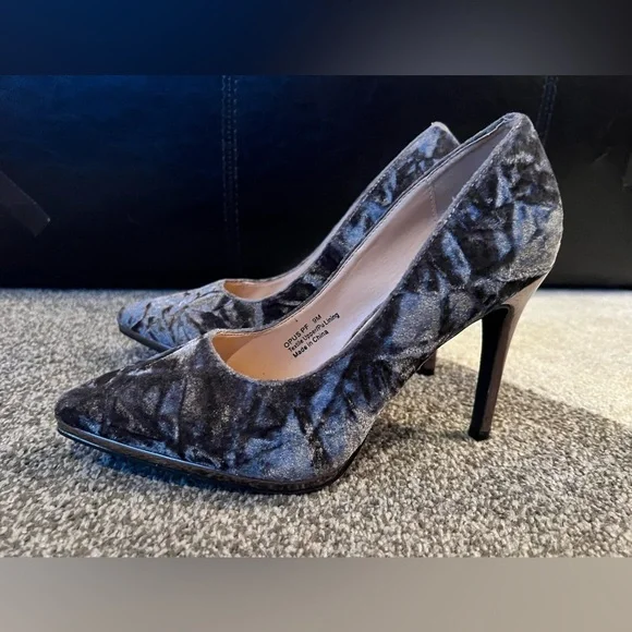 Penny Loves Kenny Womens Opus Pewter Gray Platform Heels- 9M - Picture 7 of 12